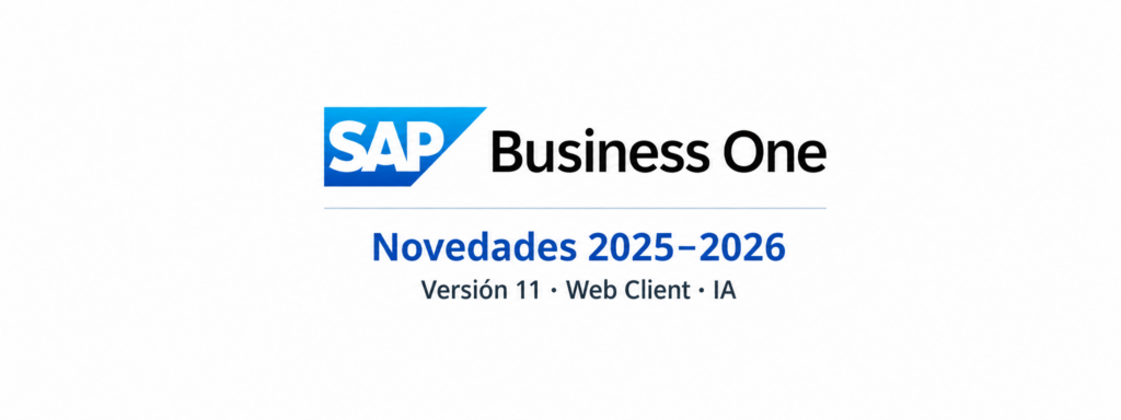 Novedades SAP Business One Web Client inteligencia artificial